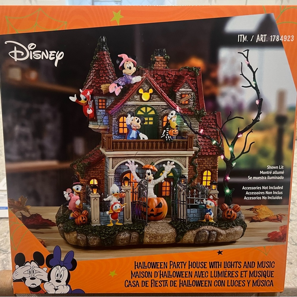 Disney Halloween Party House With Lights And Music Mickey Mouse Costco New